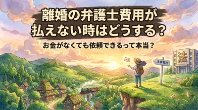 離婚の弁護士費用が払えない時はどうする？お金がなくても依頼できるって本当？