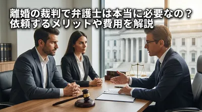 離婚の裁判で弁護士は本当に必要なの？依頼するメリットや費用を解説