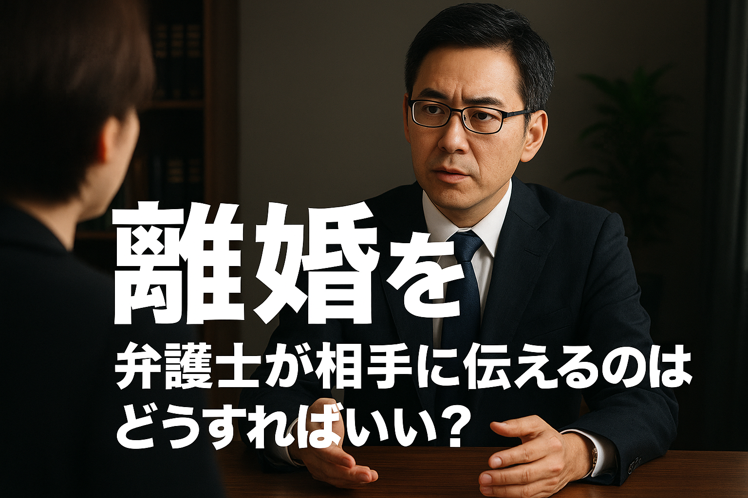 離婚を弁護士が相手に伝えるのはどうすればいい?